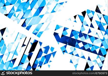 abstract blue color with square pattern style copy space template