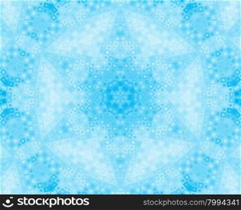 Abstract blue concentric pattern of different squares