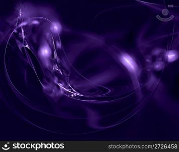 abstract blue fractal image - good for background