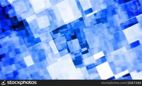Abstract blue futuristic background (seamless loop)
