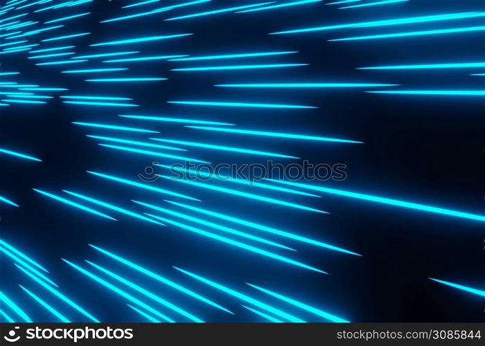 Abstract blue futuristic glowing Digital network and data Stream background 3d rendering. Abstract blue futuristic glowing Digital network and data Stream background 3d rendering
