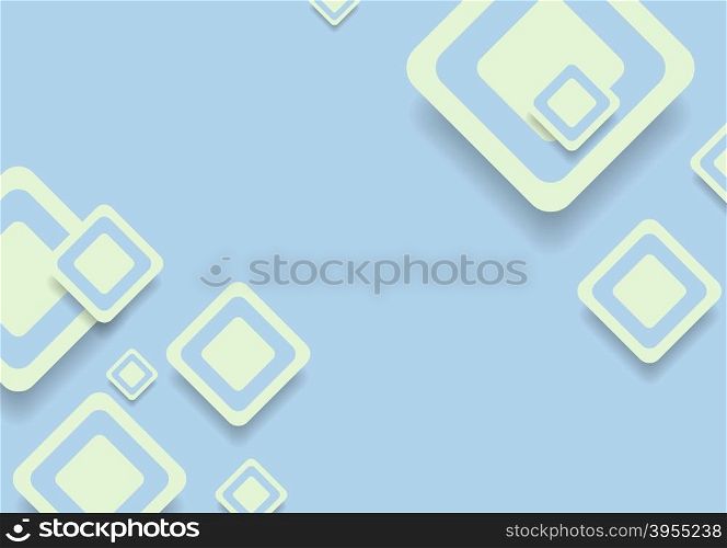 Abstract blue green squares design. Abstract blue green squares graphic design