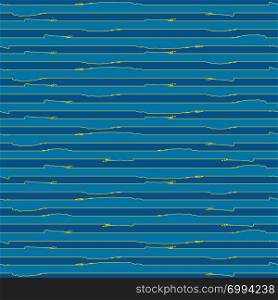 Abstract blue grunge stripes with orange lines