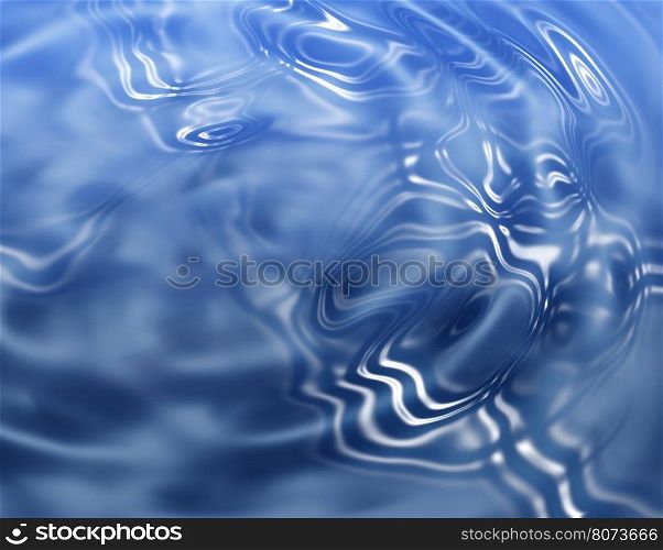 Abstract blue liquid background