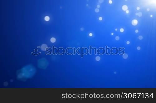 Abstract blue motion background (seamless loop)