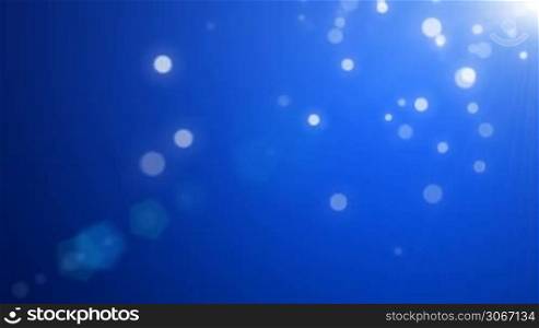 Abstract blue motion background (seamless loop)