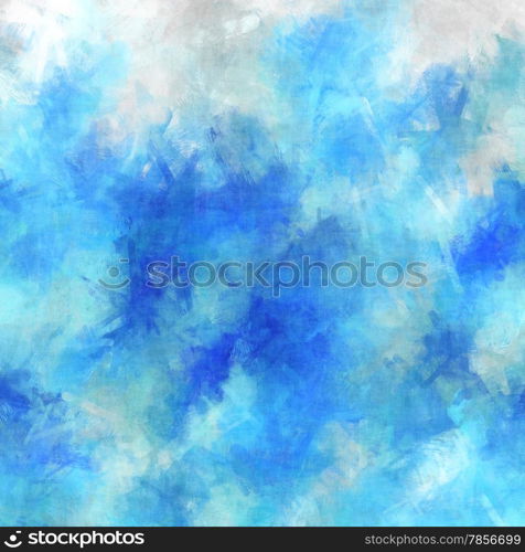 Abstract blue paint background