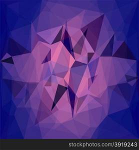 Abstract Blue Pink Background. Abstract Polygonal Geometric Pattern. Blue Pink Background