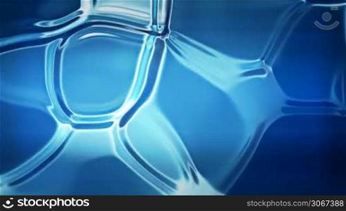 Abstract blue refractions background (seamless loop)