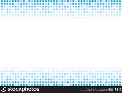 Abstract blue shiny circles background