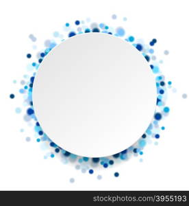 Abstract blue shiny circles background. Abstract blue shiny circles elegant background