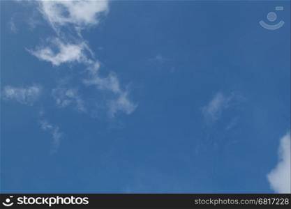 abstract blue sky and cloud for background