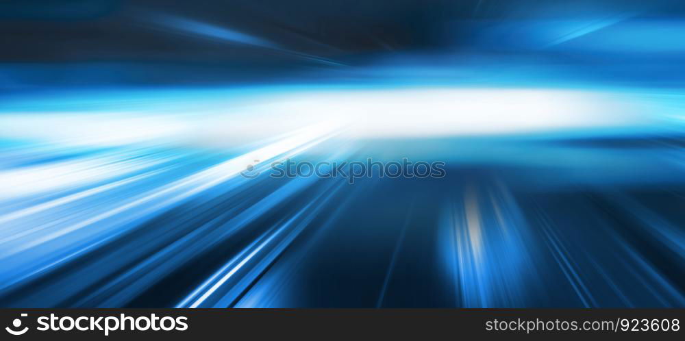 Abstract blue speed movement background