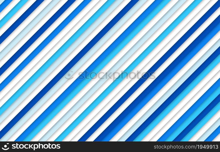 Abstract blue stripe line pattern artwork template. Overlapping for artwork design, background. illustration vector