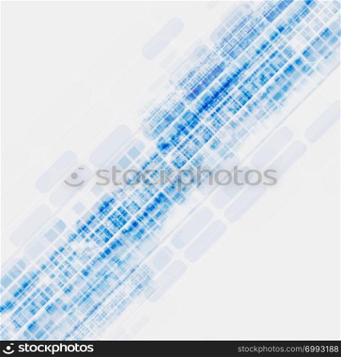 Abstract blue tech geometric background