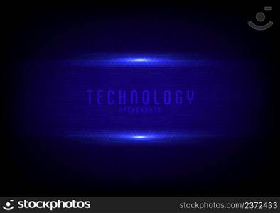 Abstract blue technology template design of hexagonal pattern design template. Overlapping for artwork template background. Illustration vector
