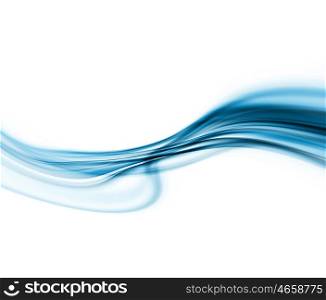 Abstract Blue Water Background. Abstraction Modern Waved.