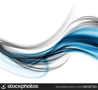 Abstract Blue Water Background. Abstraction Modern Waved.