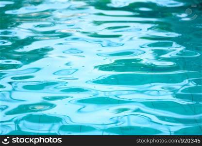 Abstract blue water texture background / water surface pool