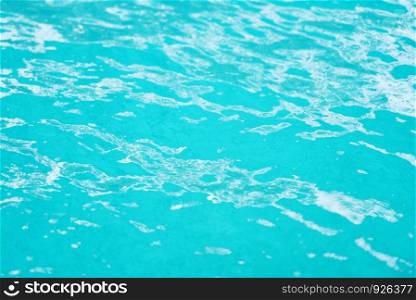 Abstract blue water texture background / water surface pool sea or ocean