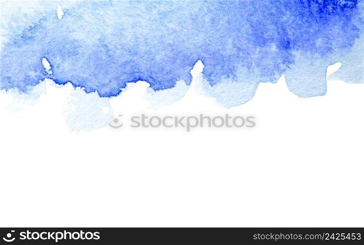 Abstract blue watercolor background