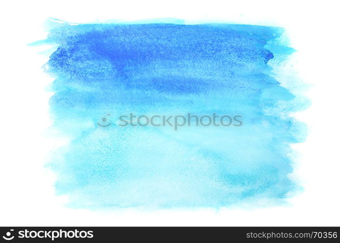 Abstract blue watercolor background - space for your own text