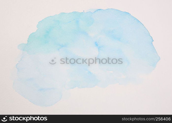 Abstract blue watercolor background texture