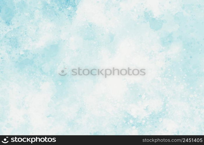 Abstract blue watercolor splash background, texture of water color for design