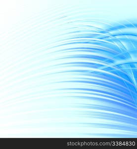 abstract blue wave