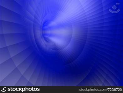 Abstract blue wave background. 3D illustration.