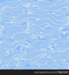 Abstract Blue Wave Background. Abstract Blue Wave Background. Abstract Wave Pattern.