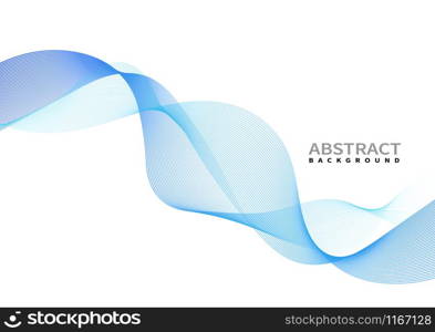 Abstract blue wave background for design brochure, text, flyer.