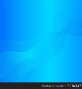 Abstract Blue Wave Texture on Blue Light Background. Wave Background