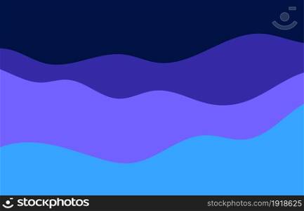 Abstract blue wavy stripe line pattern design decorative pattern artwork template. Dynamic design for cover background. illustration vector