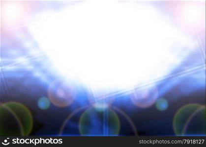abstract bluecolor background with motion ray technology