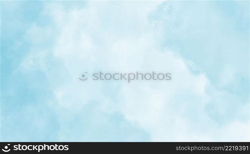 Abstract Bluesky Water color background, Illustration, texture for design