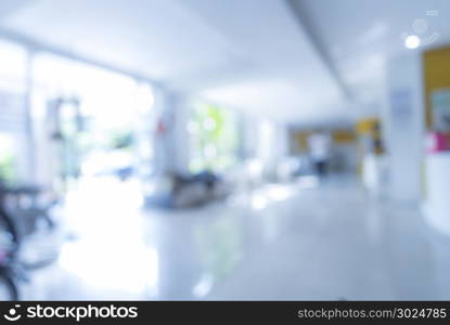 Abstract blur and defocused lobby of hotel interior