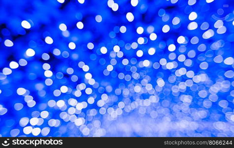 abstract blur background: defocus of bkue marquee light