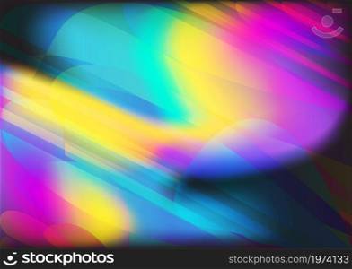 Abstract blur fluid shapes wave pattern, wavy liquid trendy background. Retro gradient texture graphic design vector Template Copy space Poster Layout Flyer Banner Cover Black blue yellow pink neon