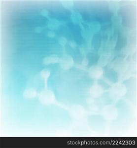 Abstract blur molecules medical background