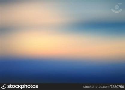 Abstract blur sunset nature background. Soft focus.