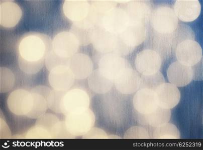 Abstract blurred background, white bokeh wallpaper, festive greeting card, celebrating New Year, beautiful holidays decoration