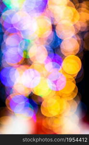 Abstract blurred Christmas lights background