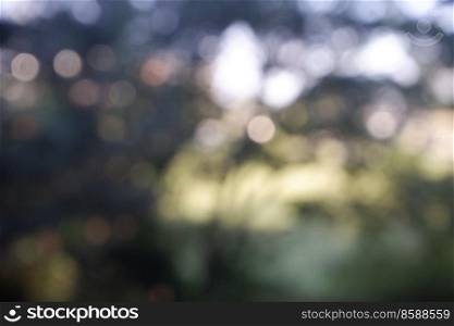 Abstract blurred of defocused nature background, bokeh background.