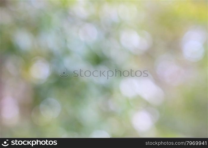 Abstract blurry bokeh background, use as natural background