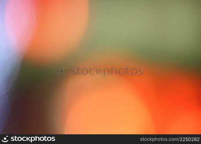 Abstract blurry bokeh on glass background 