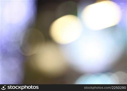 Abstract blurry bokeh on glass background