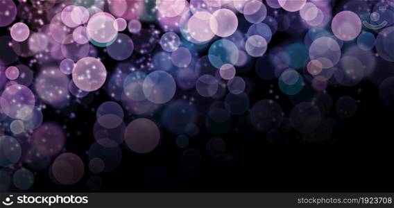 Abstract bokeh background with copy space illustration