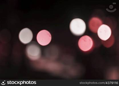 abstract bokeh city light background