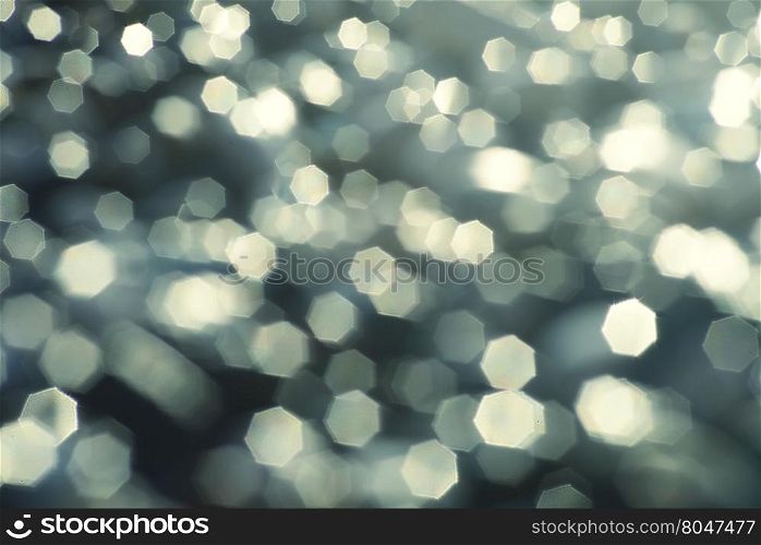 abstract bokeh of sparkling water